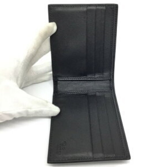 Gucci Bi fold Wallet Guccissima GG Leather Black - Picture 8 of 9